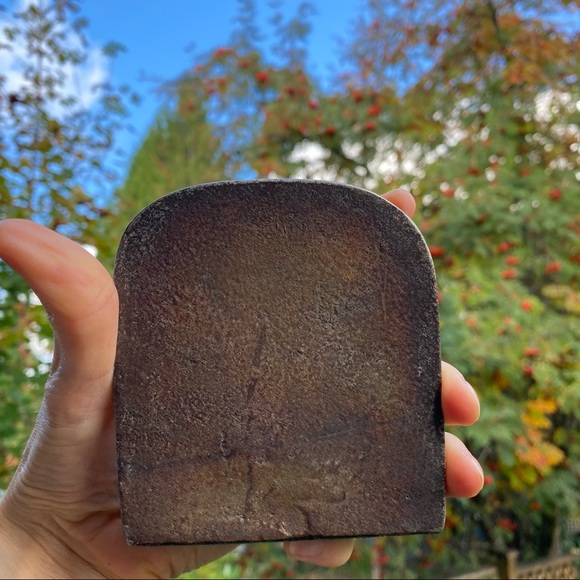 Rare Vintage “The Village Blacksmith” Bookends Bronze - Picture 3 of 10